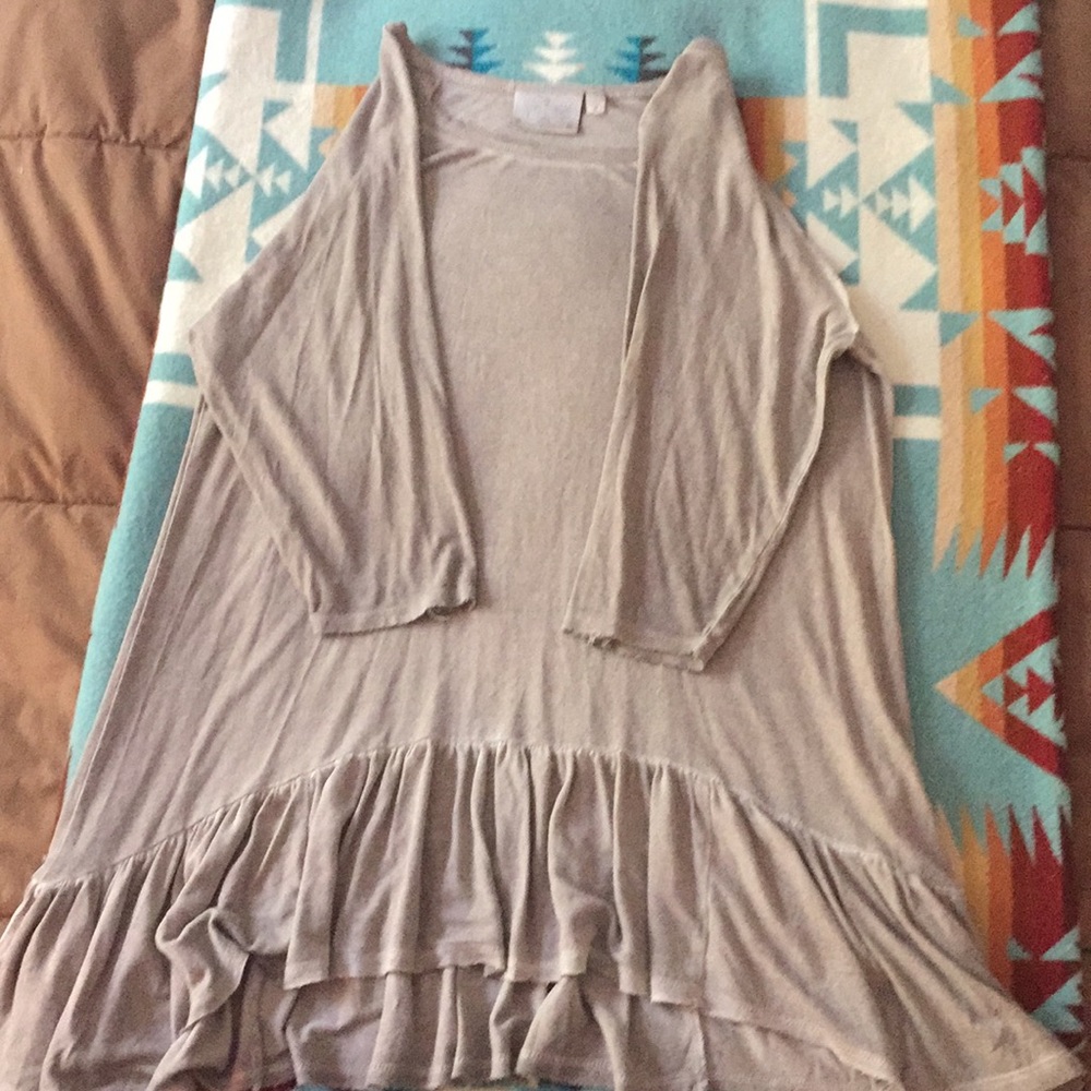 Tan Tunic blouse
